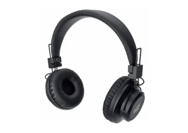 Manhattan Slušalice sa mikrofonom Sound Science 165389, Bluetooth, Crne