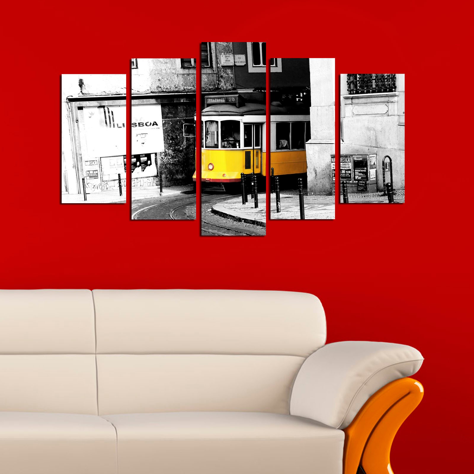 Wallity Slika iz 5 delova