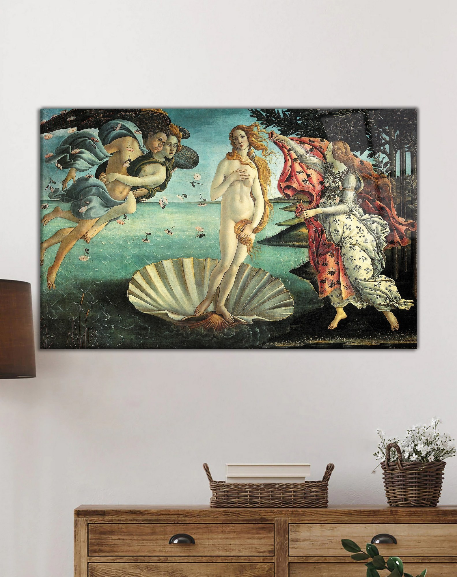 Wallity Slika od kalenog stakla 90x60cm