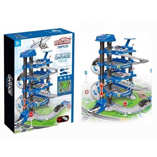 Hk Mini Igračka Garaža za automobile, Plava