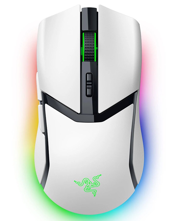 RAZER Miš, Cobra Pro Ambidextrous Wired/Wireless, Beli