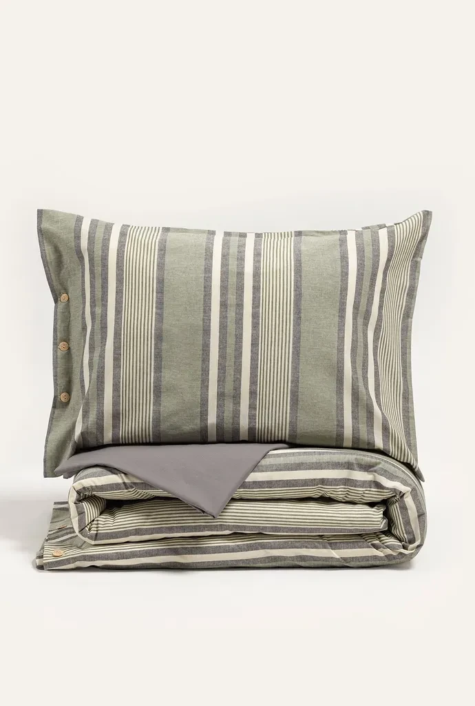 Stefan Komplet posteljina Vintage, 200x200cm, Zelena