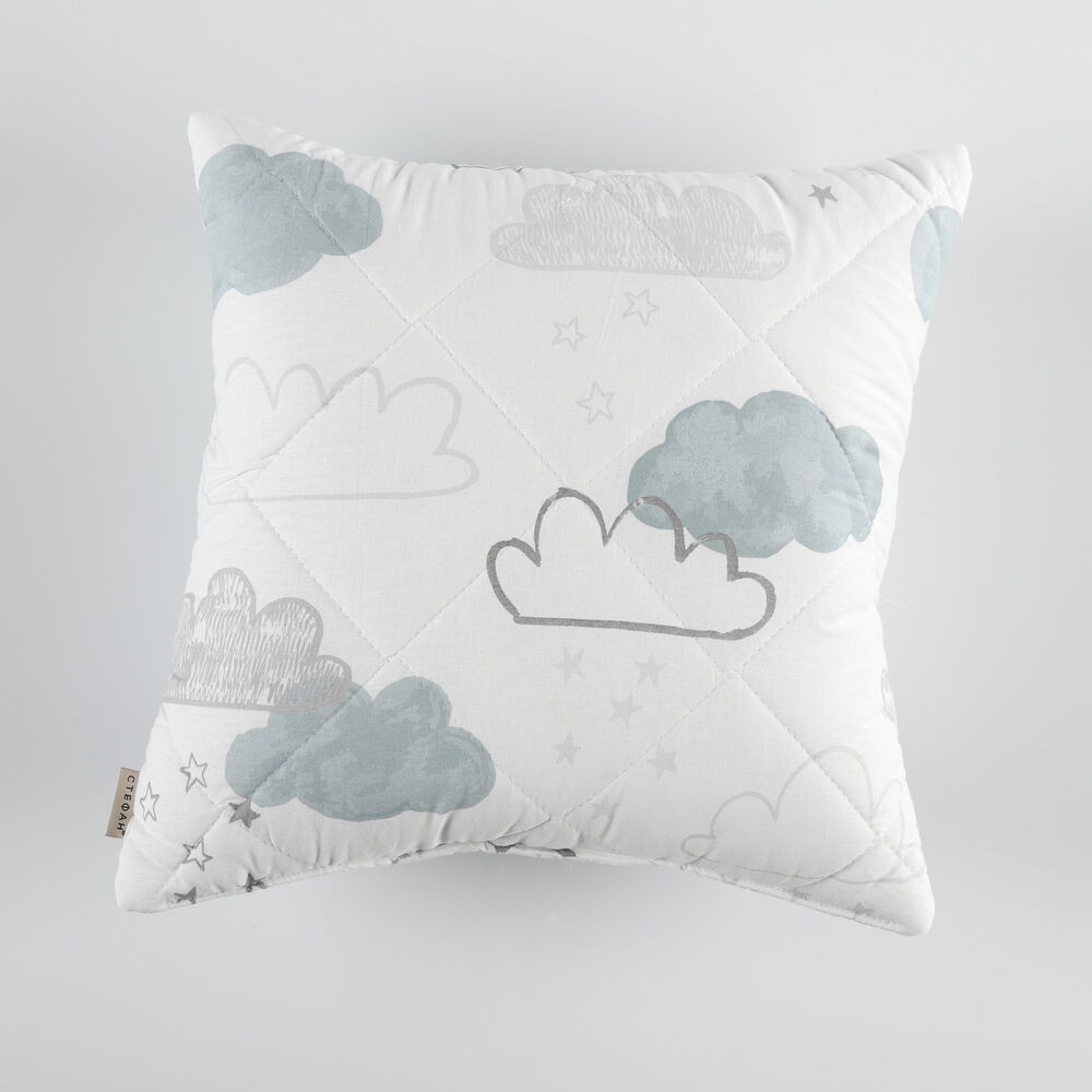 Stefan Ukrasni jastuk 1296, 40x40cm, Plavo-beli