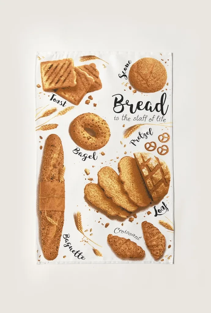 Stefan Kuhinjska krpa 94.2, 50x70cm, Šarena