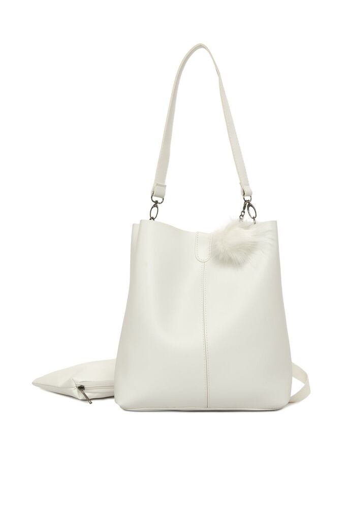 Bagmori Ženska torba 2770 - 38255, 32 x 30 x 10 cm, Bela