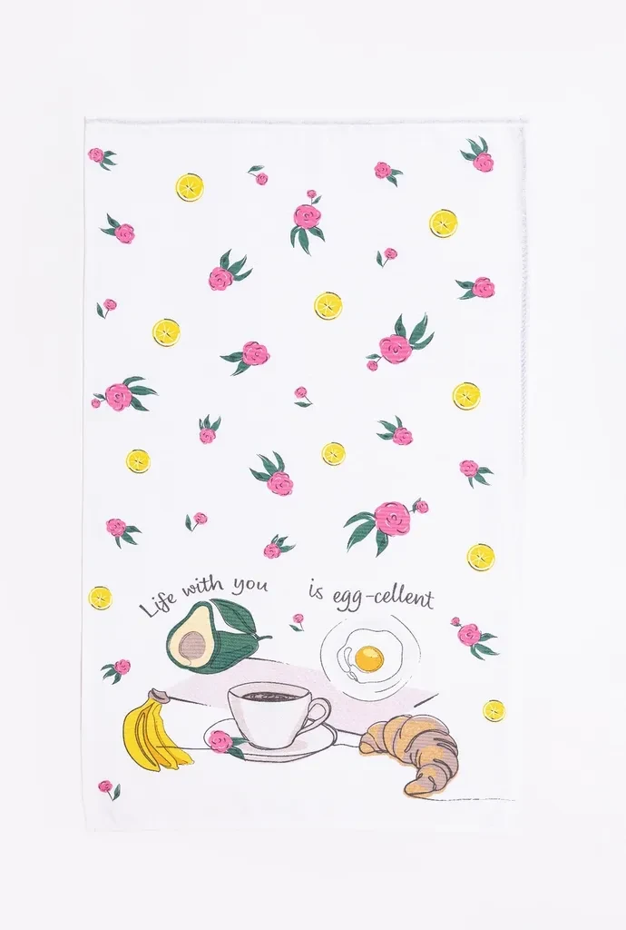 Stefan Kuhinjska krpa 90.4, 50x70cm, Bela