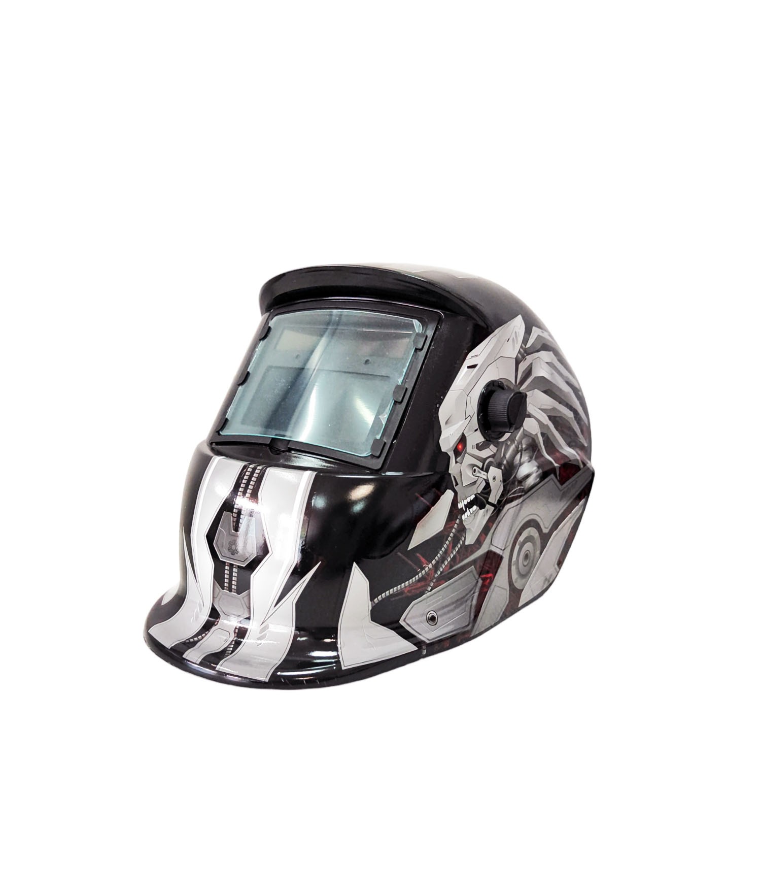 PROLINETECH Maska za zavarivanje Alien PLT/WM-003, Crno - bela