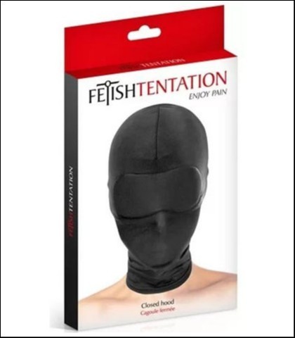 Fetish Tentation Maska sa jednom rupom, Crna