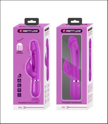 Pretty Love Vibrator, Silikonski, 23.2cm, Roze