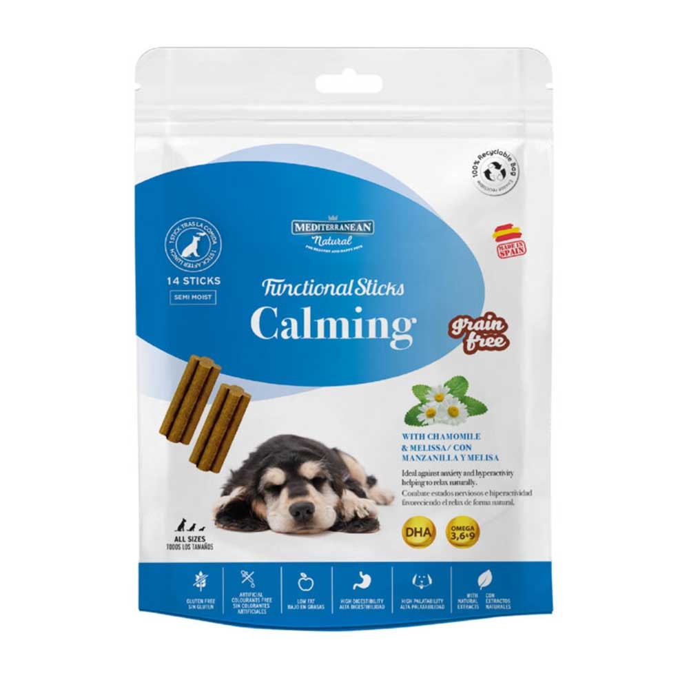 Mediterranean Poslastice za pse Funcional Sticks Calming, 110 g