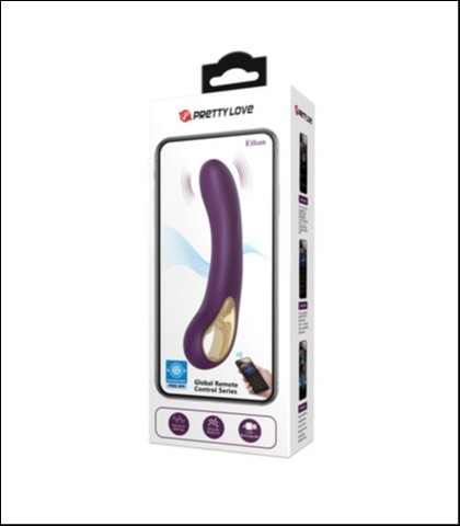 Pretty Love Vibrator Ethan, 20cm, Ljubičasti