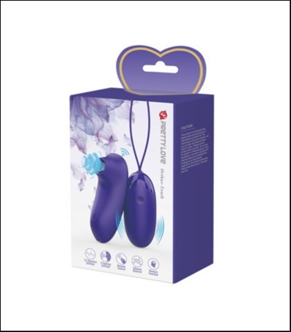 Pretty Love Vibro jaje i masažer za klitoris Orthus, Plavo