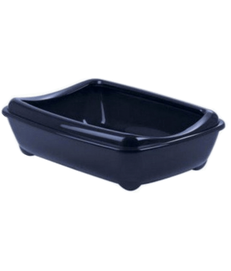 Moderna Toalet za mačke sa ramom Arist-O-Tray + Rim, M, Plavi