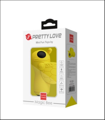 Pretty Love Vibro naprstak sa vakuumom Magic Bee, 6.9cm, Žuti