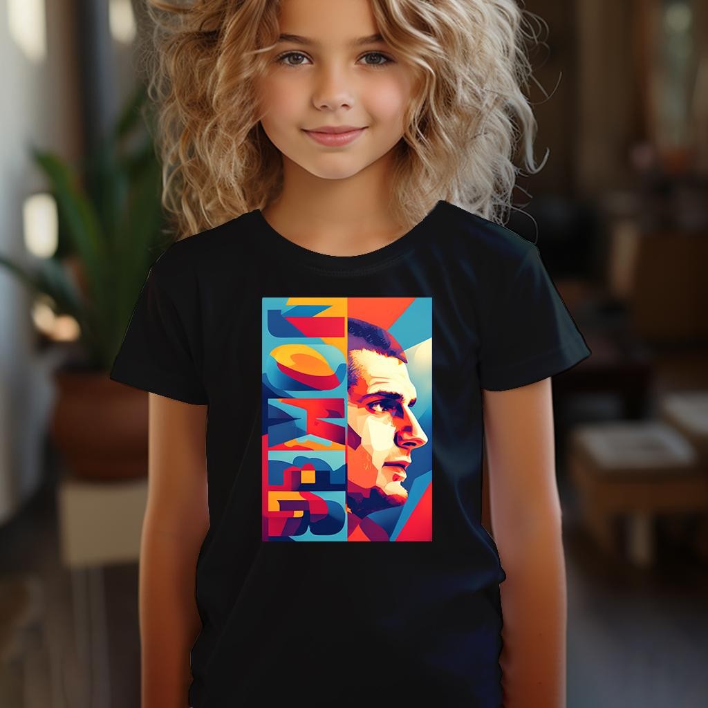 Camiseta Majica sa štampanim printom Cam 510, Dečija, Crna