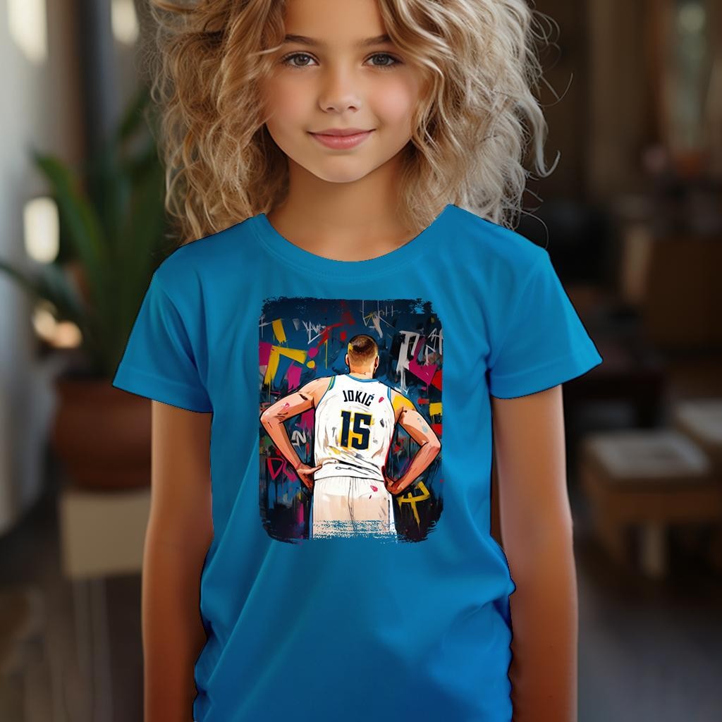 Camiseta Majica sa štampanim printom Cam 512, Dečija, Akva