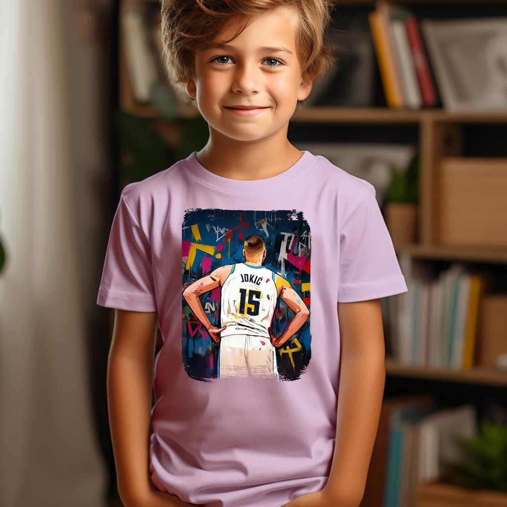 Camiseta Majica sa štampanim printom Cam 512, Dečija, Svetlo roze