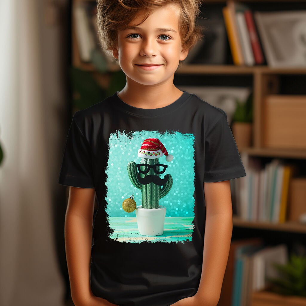 Camiseta Majica sa štampanim printom Cam 752, Dečija, Crna