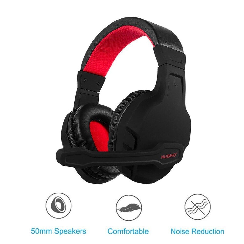 Nubwo Gaming slušalice U3D, Crno - crvene