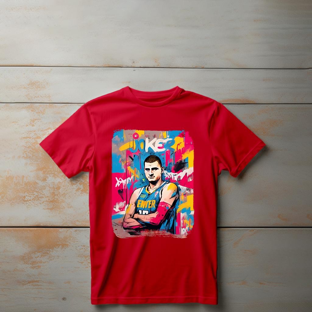 Camiseta Majica sa štampanim printom Cam 509, Dečija, Crvena