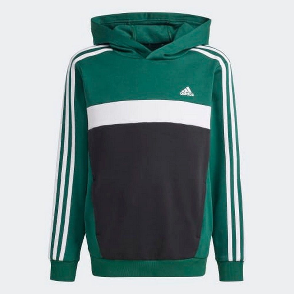 Adidas Duks za dečake sa kapuljačom j 3s tib fl hd, Zeleni