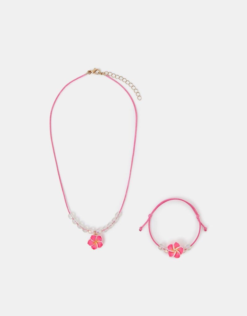 Monsoon Set nakita za devojčice, Ogrlica i narukvica, Roze