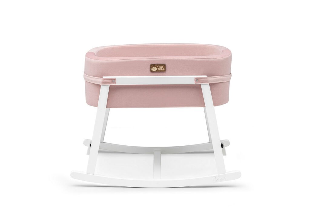 Hanah Home Kolevka za bebe Hier, 90x70x58 cm, Roze-bela