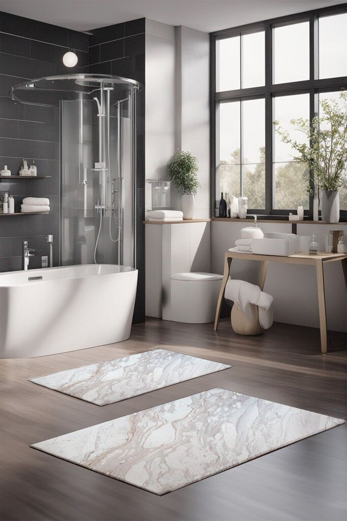 L'essentiel Maison Set Podloga za kupatilo CT-5034, Bež