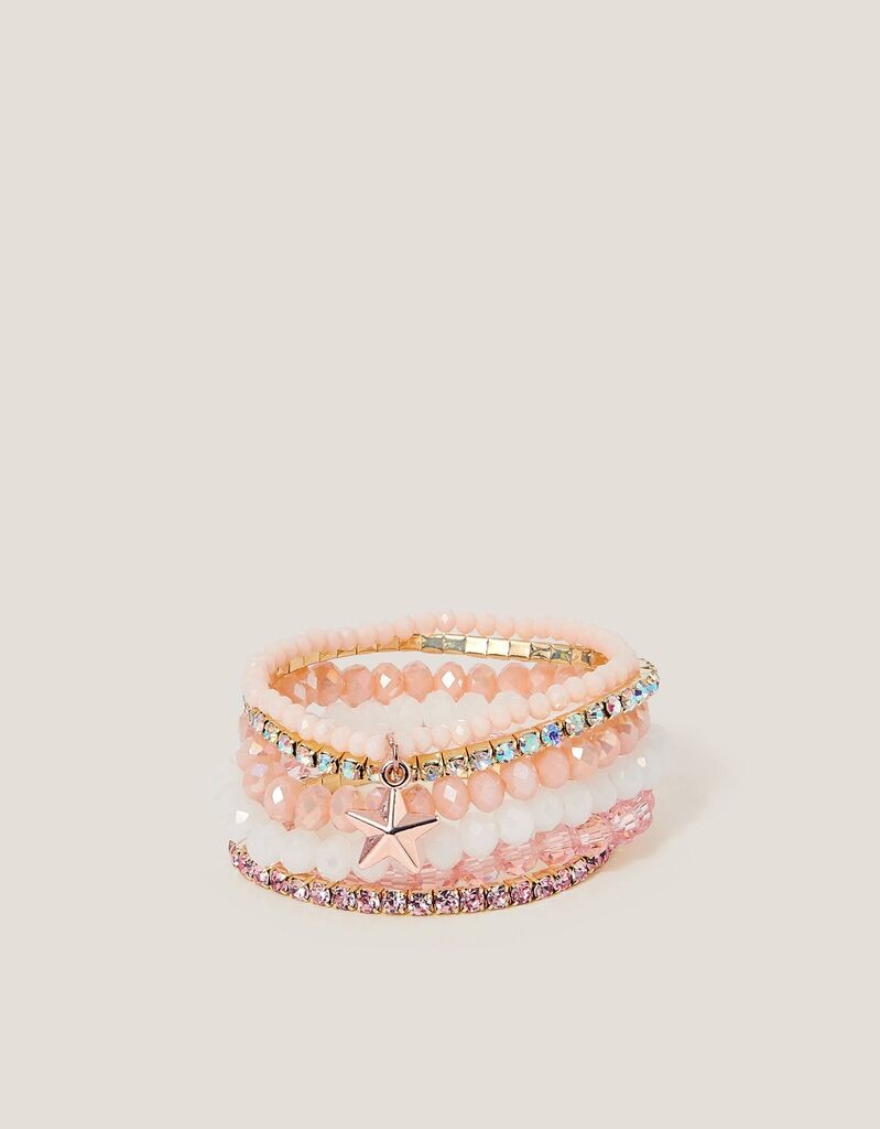 Monsoon Set narukvica za devojčice. 6 komada, Roze