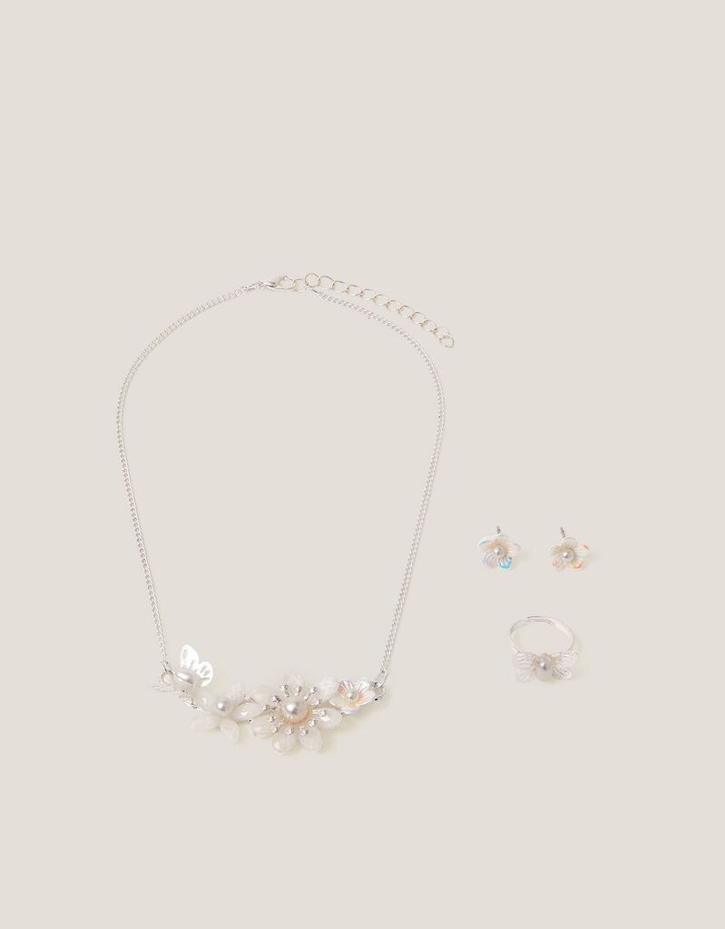 Monsoon Set nakita za devojčice, 3 komada, Beli