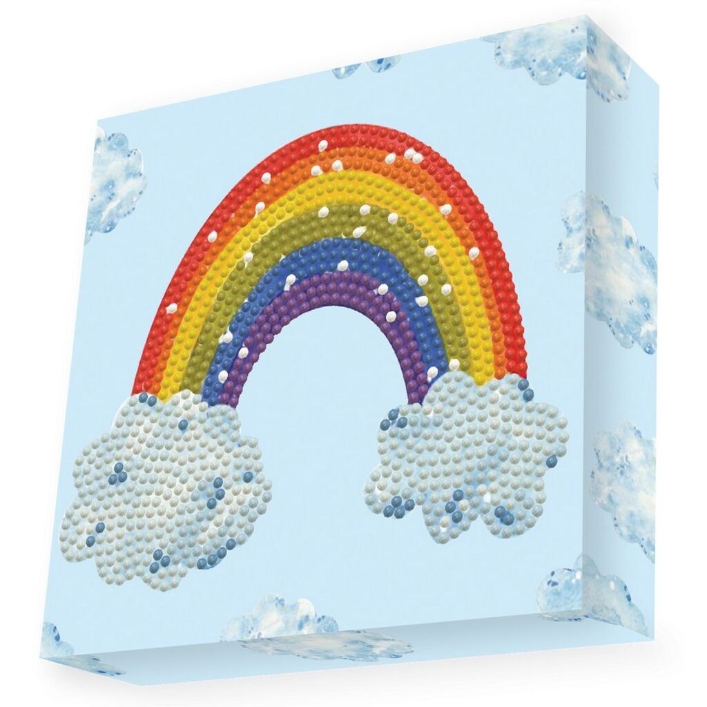 Diamond Dotz Dijamantski mozaik Rainbow Smile Dotzies,15x15cm