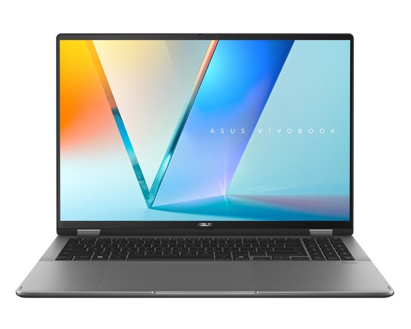 ASUS Laptop Vivobook 16 Flip TP3607SA-RJ013W, Touch 16" 3K OLED, Ultra 7258V, 32GB, SSD 1TB, Win11 Home, Sivi