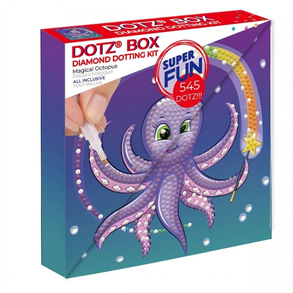 Diamond Dotz Dijamantski mozaik Magical Octupus, 15x15cm