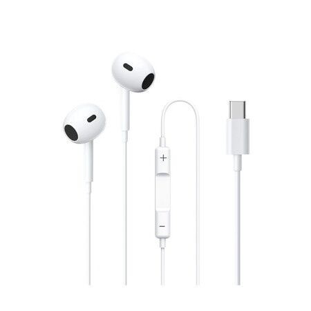 Remax Slušalice RM-570a, Žične, Type-C, Bele