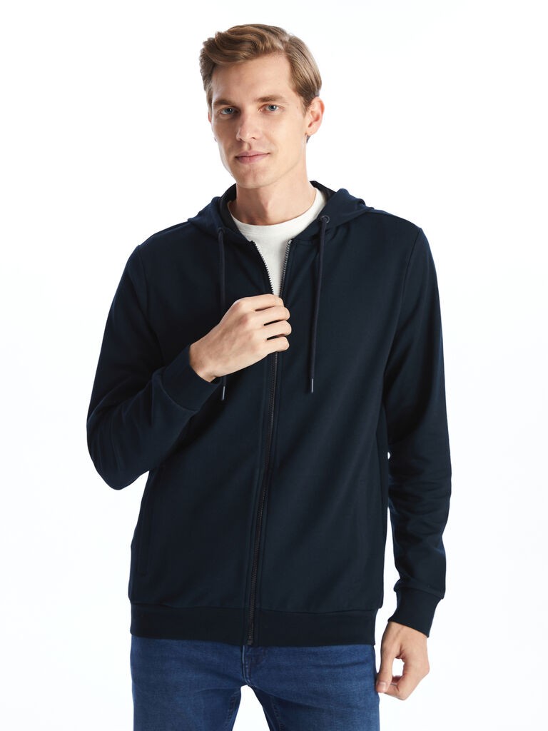 LC Waikiki Muški duks W52054Z8-RFH, Teget