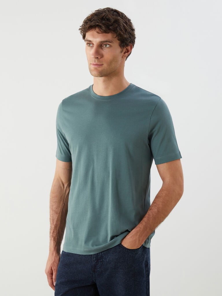 LC Waikiki Muška majica W52039Z8-H9D, Zelena