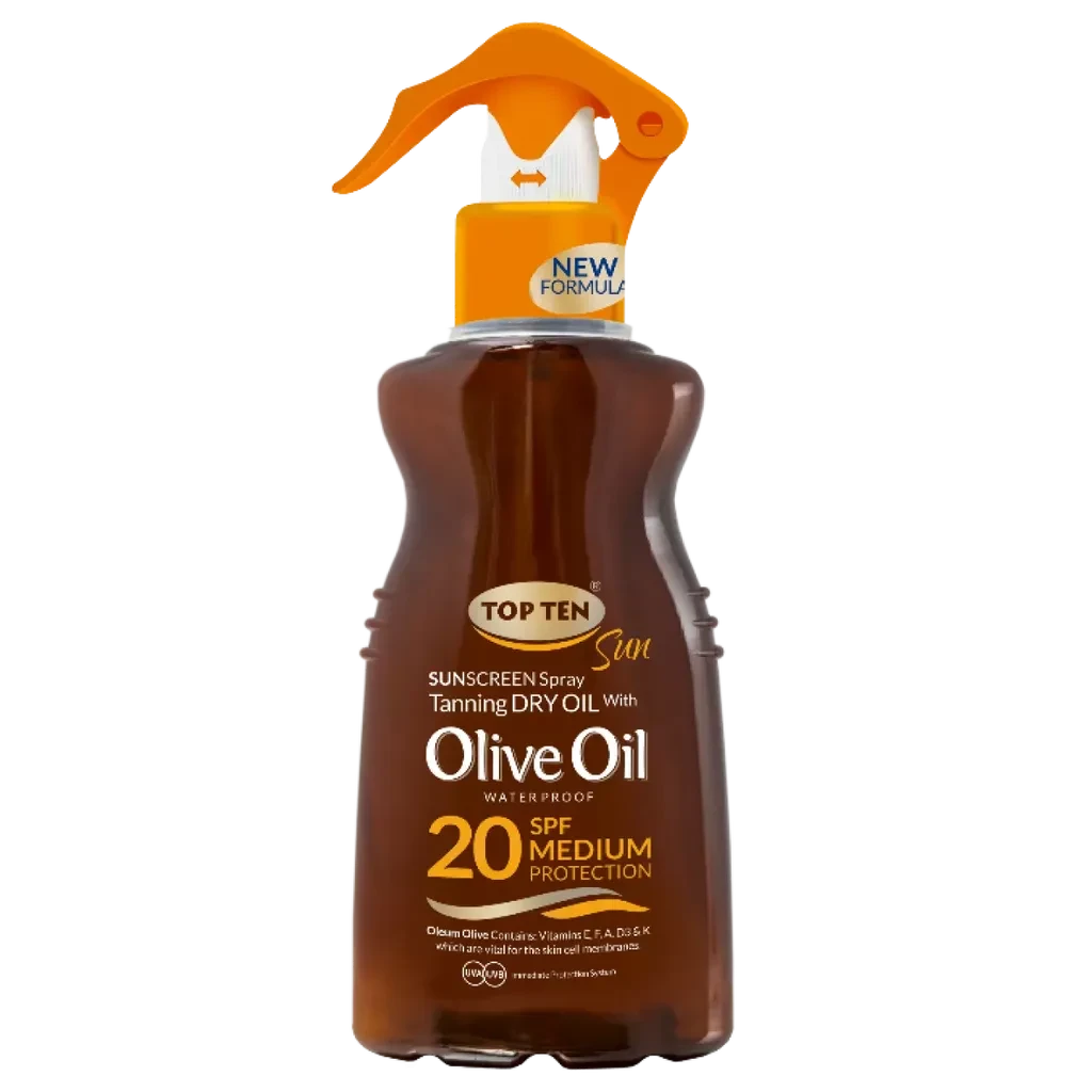 Top Ten Ulje za tamnjenje Sun Olive Oil Dry Spf20, 180ml