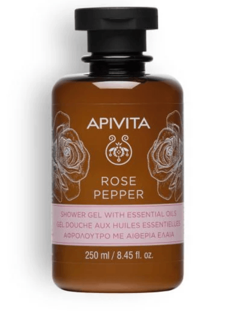 Apivita Gel za tuširanje Ruža i biber, 250 ml