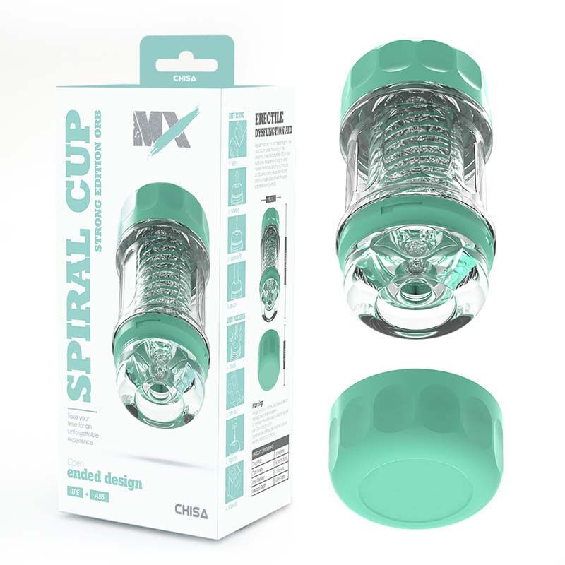 Masturbator Spiral Cup Strong Edition Orb, 15.5cm, Providno-zeleni