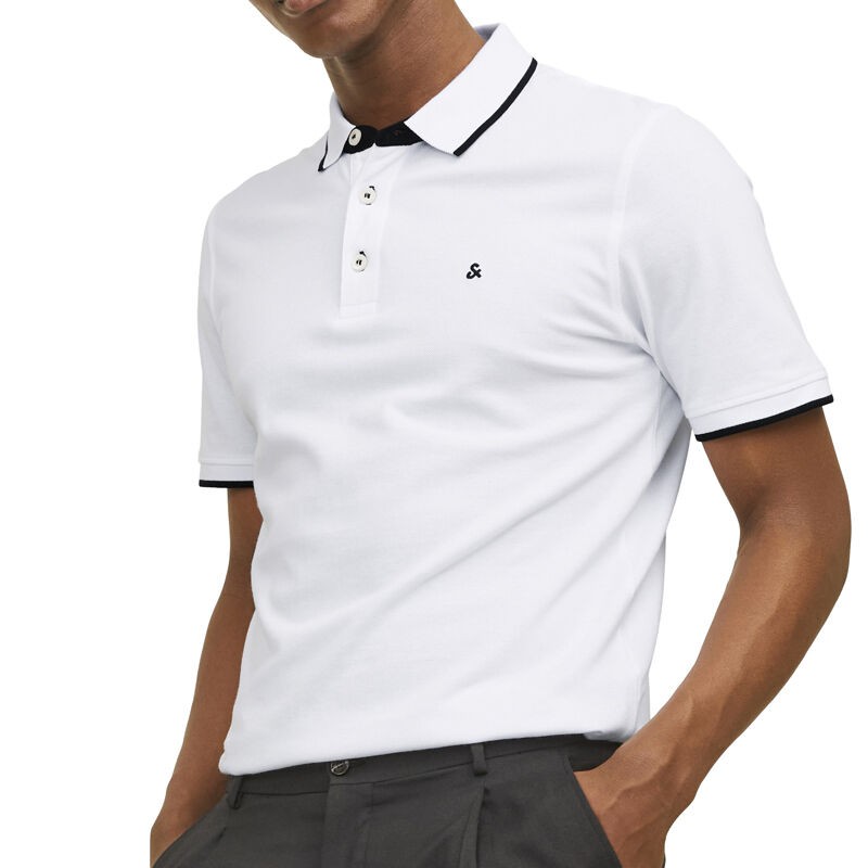 Jack&Jones Muška polo majica Jjepaulos, Bela