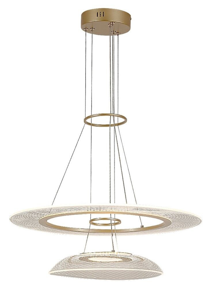 Rabalux Visilica Zofrael, LED 36W, 3000K, 55cm, Zlatne boje