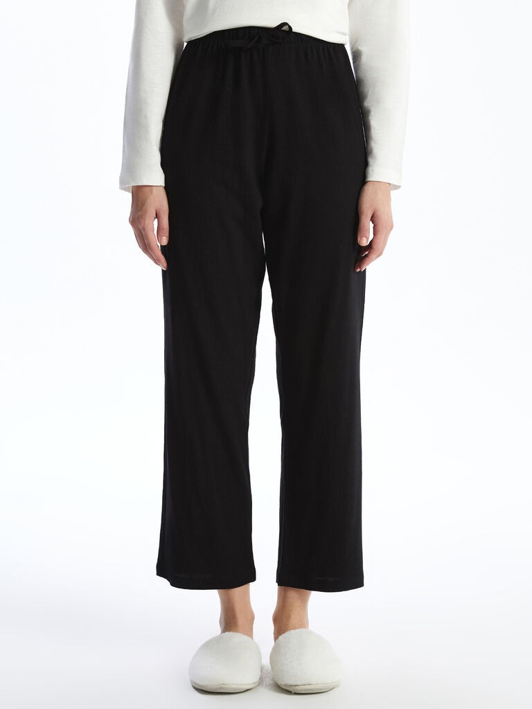 LC Waikiki Ženski donji deo pidžame W51717Z8-CVL, Crni