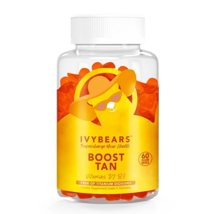 Ivy Bears Vitamin Boost Tan, 60 gumenih medvedića