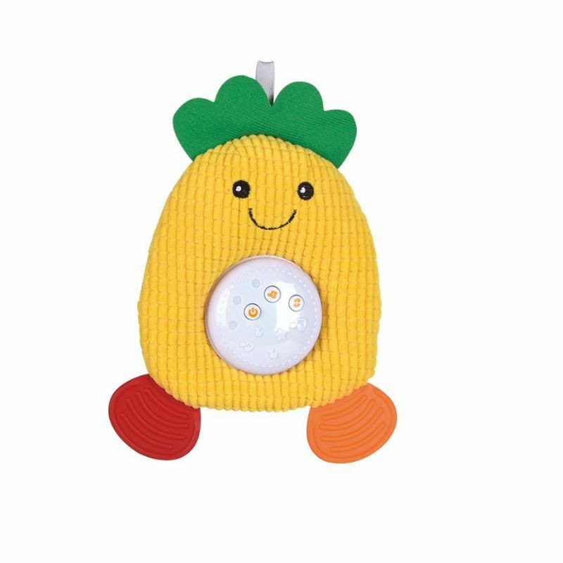 Milla Toys Plišana muzička igračka za bebe Ananas, Žuta