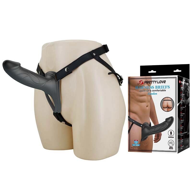 Nakitnjak Jockstrap harness Landon 022108, Crni