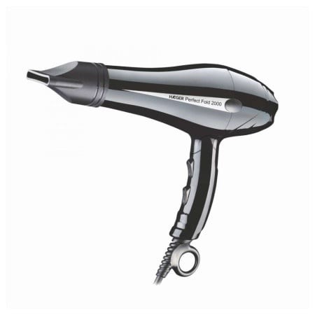 HAEGER Fen za Kosu 2000W sa Difuzorom za lokne, Crni