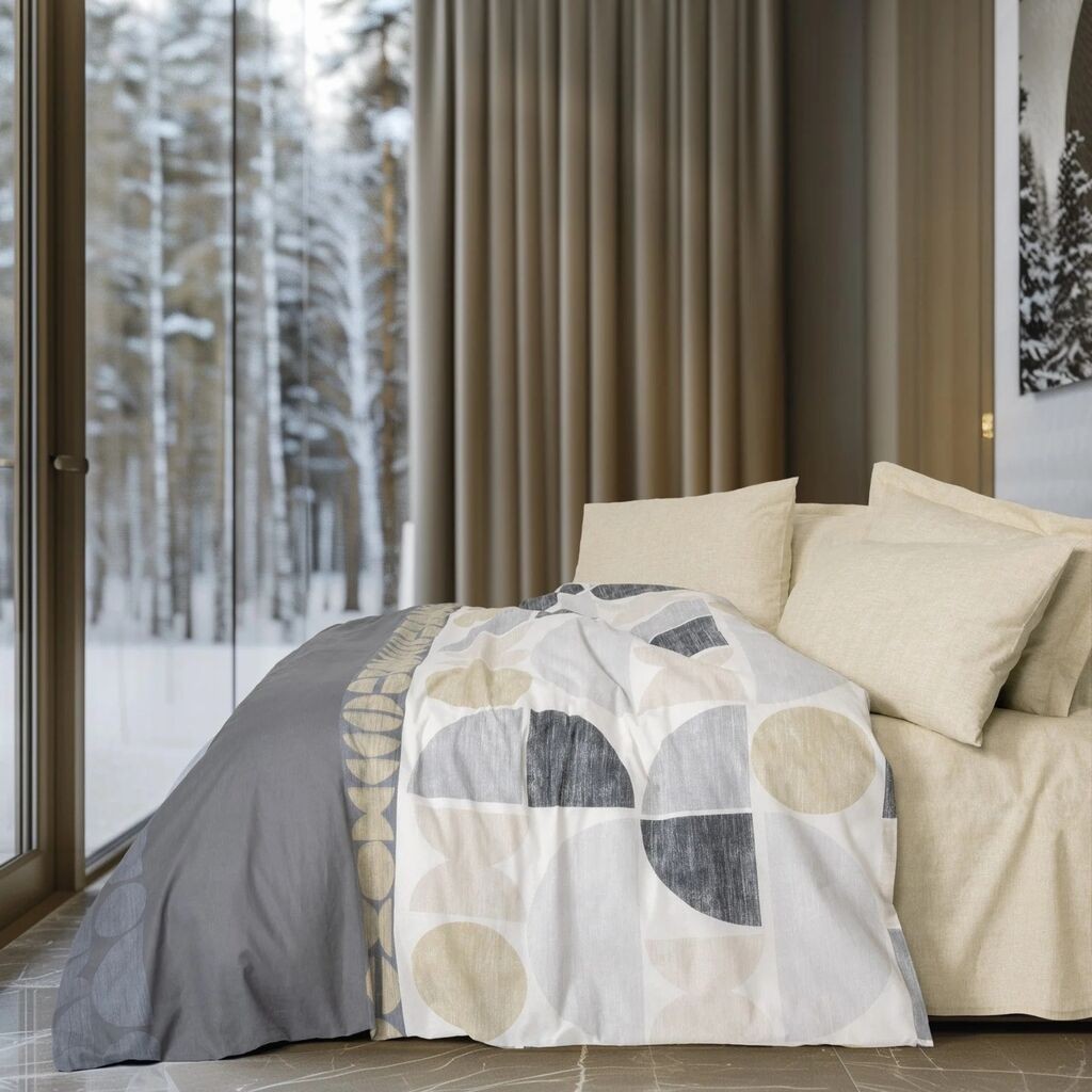 Komplet posteljina Formo Modern, 200 x 220 cm, 4 komada, Šarena