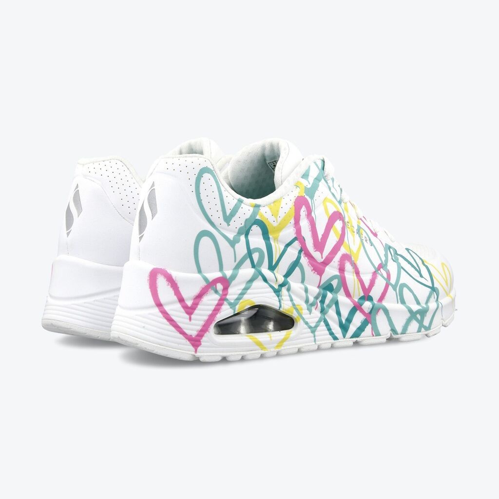 Skechers Ženske patike Uno changed love, Bele