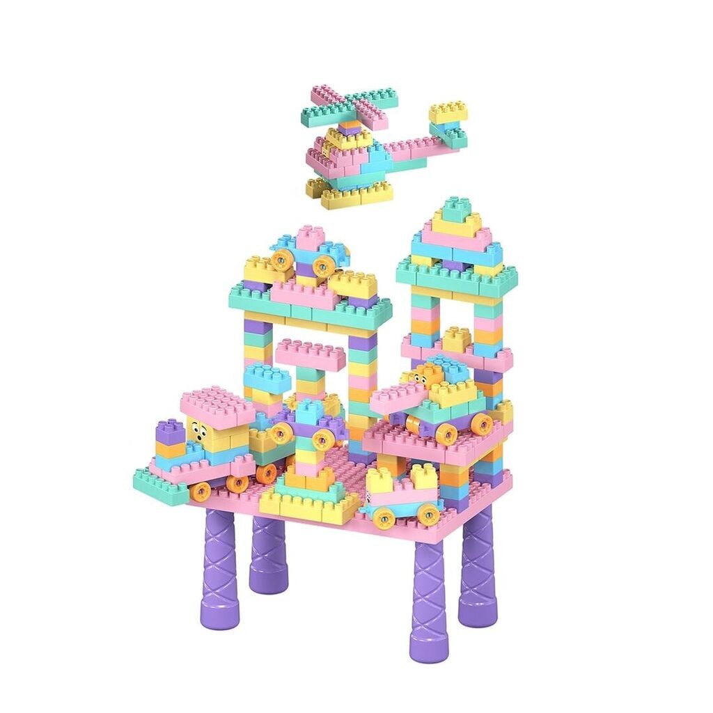 Hk Mini Sto sa kockama za slaganje, Roze