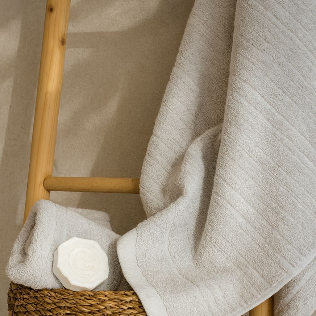 Peškir za kupanje Natur, 30x50 cm, Svetlosivi